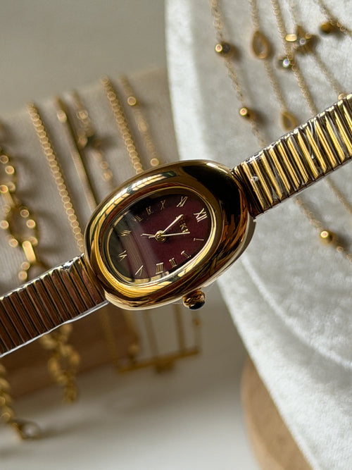 Aurel cherry Luxe vintage watch