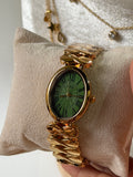 Emerald luxe watch